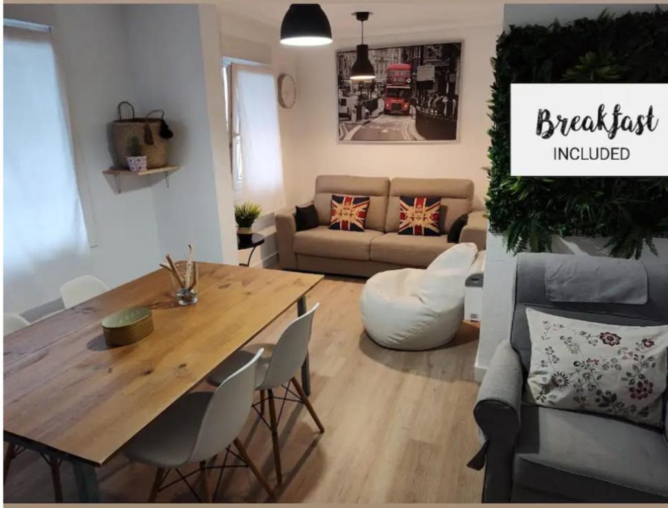 Apartamento Entero Con Desayuno Incluido Y Parking Gratuito, A 3 Km De Playa Con Aire Acondicionado Muskiz Ngoại thất bức ảnh
